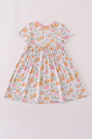 Pink pumpkin bamboo dress
