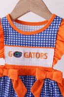 Florida Gators smocked ruffle bubble