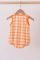 Tennessee Go vols smocked plaid bubble