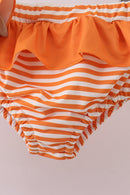 Tennessee Go vols smocked stripe 2pc swimsuit