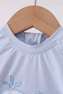 Blue Whale Applique One-Piece Swimsuit