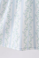 Blue character applique ruffle dress