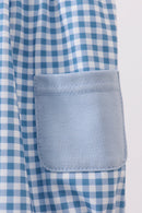 Blue Plaid Bubble