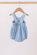 Blue Plaid Bubble