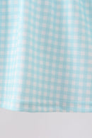 Blue Umbrella Smocked Bloomer Set