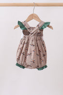Green Mallard Embroidered Bubble