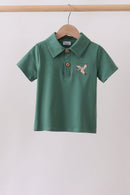 Green Mallard Embroidered Shirt