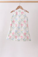 Blue Hydrangea Bow Dress