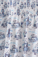 Blue Beach Smocked Women Dress