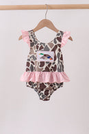 Camo Mallard Embroidered UPF Swim One-Piece