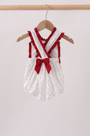 Maroon Alabama Elephant Applique Ruffle Bubble
