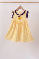 Purple LSU Tiger Applique Dress