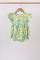 Yellow Lily Floral Bubble