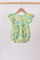 Yellow Lily Floral Bubble