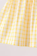 Mustard Honey Bear Embroidered Bloomer set