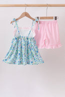 Blue Floral Set