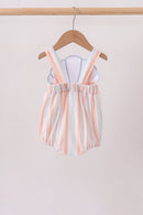 Seashell Stripe Appliqué Bubble