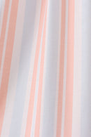 Seashell Stripe Embroidered Dress