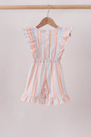 Seashell Stripe Appliqué Jumpsuit