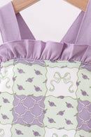 Purple Floral Bubble