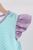 Blue under the sea Embroidered Dress