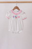 Pink Bow Ruffle Bubble