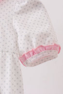 Pink Bow Ruffle Bubble