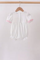 Pink Bow Ruffle Bubble