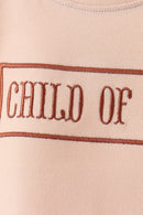 Child of God Embroidered Shorts Set