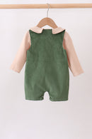 Green Corduroy Jon Jon Set
