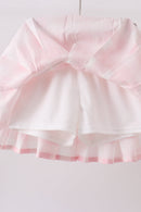 Pink Gingham Skorts Set