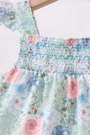 Floral Smocked Bloomer Set