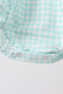 Green Gingham Bubble