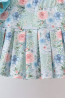 Floral Print Skorts Set
