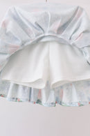 Floral Print Skorts Set