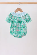 Green house floral Bow Bubble