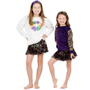 Mardi Gras Sequin Velvet Skort