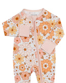 Bamboo Zip Romper |  Sweet Blossom