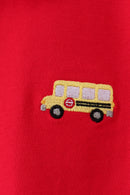 Red School Bus Pocket Polo Shirt