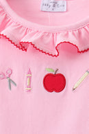 Pink Apple Embroidery Set
