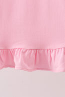 Pink Apple Ruffle Dress