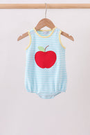 Blue Apple Embroidery Bubble