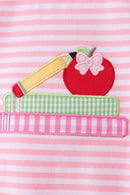 Pink Apple Pencil Embroidery Bubble
