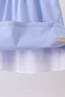 Blue Sailboat Embroidered Dress