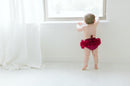 Maroon Ruffle Tutu Bloomer