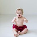 Maroon Ruffle Tutu Bloomer