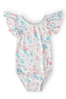Mermaid Friends S/S Flutter Sleeve Leotard