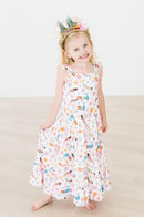 SALE Mermaid Magic Ruffle Maxi Dress