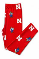 Nebraska Red Herbie Husker Leggings