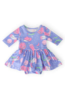 Neon Moon 3/4 Sleeve Twirl Bodysuit